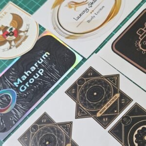 Stiker Parfum Timbul 3D