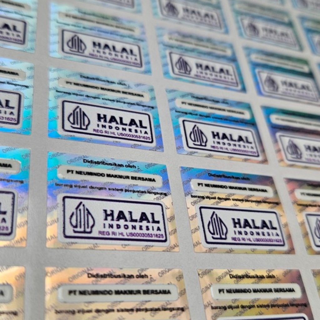 Stiker UV DTF Bahan Hologram 1